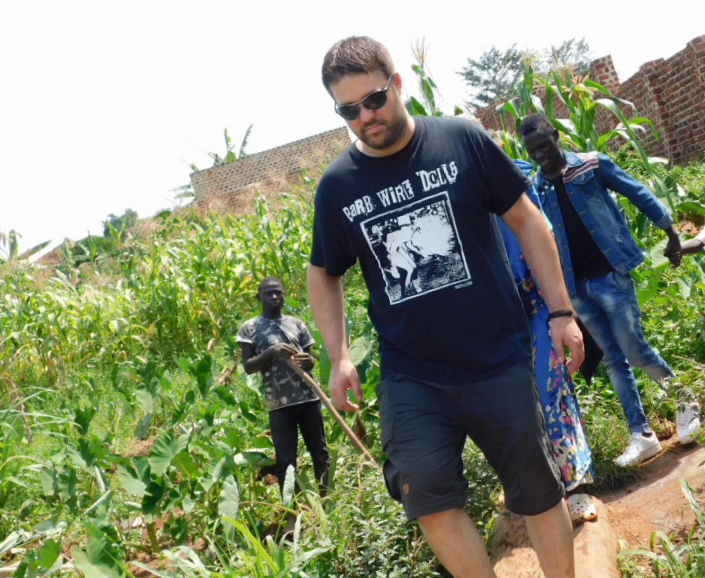 Volunteering experience in Uganda.